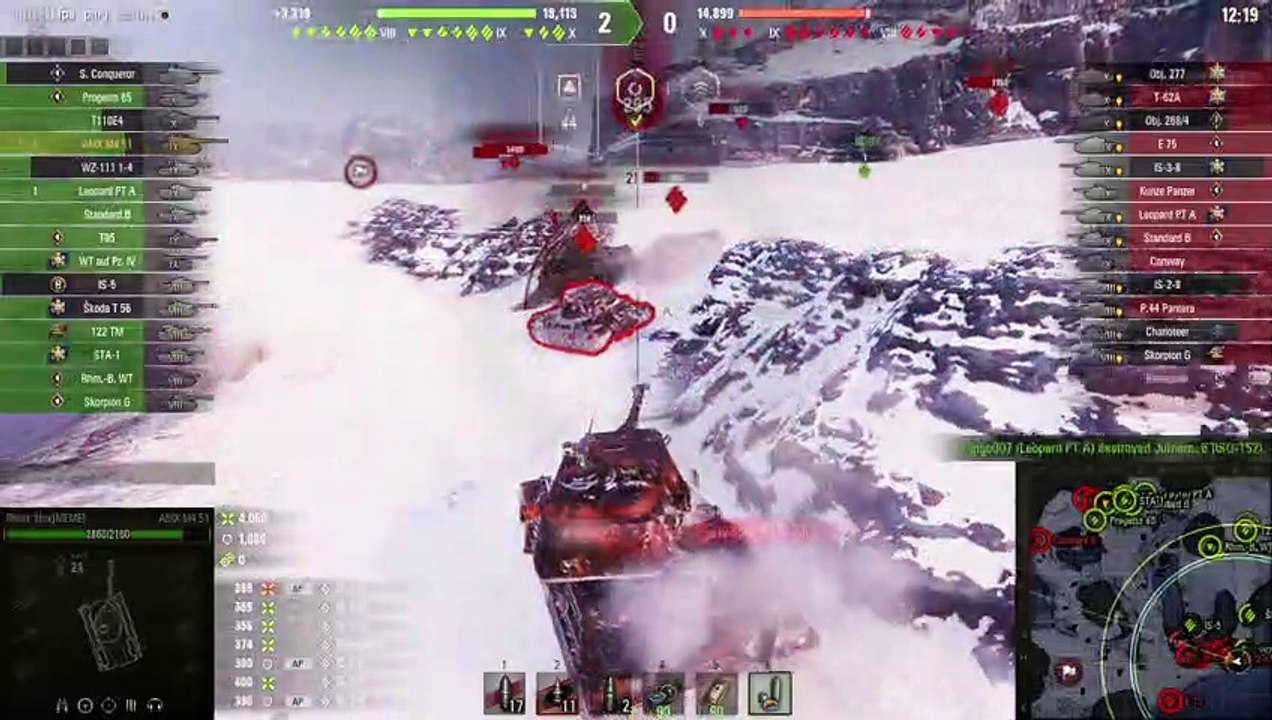 [ wot ] AMX M4 MLE. 51 鋼鐵巨獸覺醒！ | 9 kills 10k dmg | world of tanks |  @pewgun77 ​