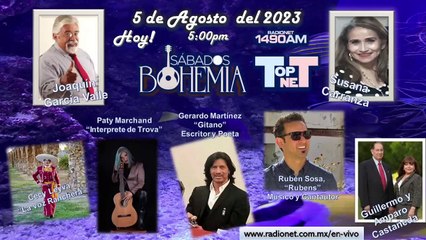 Sábados de Bohemia 5 de agosto 2023