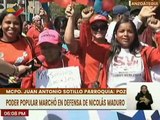 Habitantes de Anzoátegui marcharon en defensa de la revolución y en apoyo al pdte. Nicolás Maduro