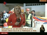 Bricomiles continúan trabajos de rehabilitación en la U.E.N. Vicente Emilio Sojo en la pquia. La Vega