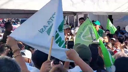 Sandra Torres compartió con vecinos de la colonia Paraíso II en zona 18