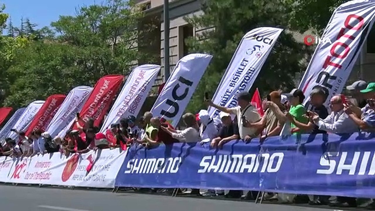 100. Yıl Cumhuriyet Bisiklet Turu 1. TBMM'nin önünde son buldu