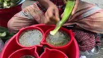 Bangladeshi 'Fatafati' Style Aloe Vera Juice - Street Food