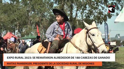Expo Rural 2023: se remataron alrededor de 188 cabezas de ganado