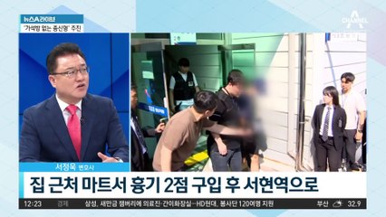 ‘서현역 흉기 난동’…계획 범죄 정황?