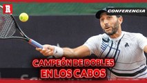 Santiago González es campeón de dobles en Los Cabos