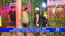 Miraflores: municipio paraliza construcción de edificio tras muerte de obrero