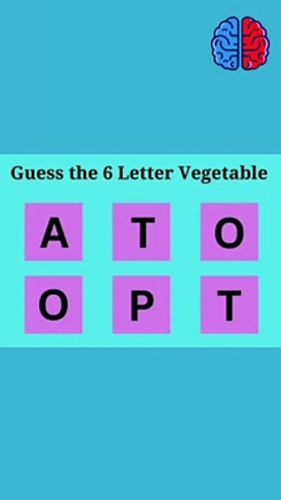 Find Vegetable Name_ IQ Test with Master IQ #iq