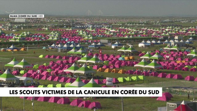 Corée du Sud : des scouts victimes de la canicule