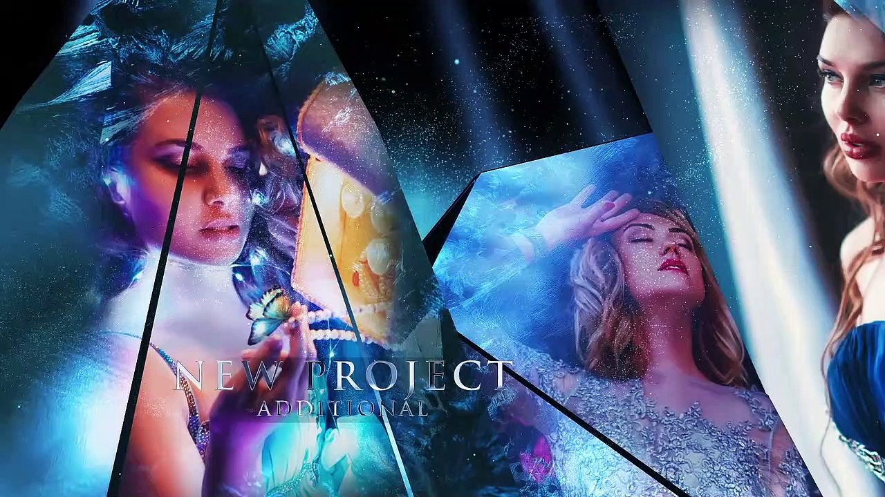 After Effects Project - Ice Crystals Slideshow (by Kotenev)