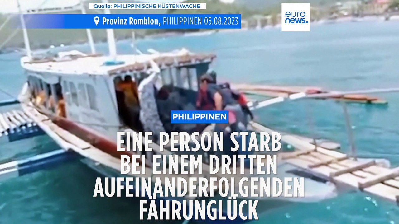 Treibgut war schuld: Tödliches Fährunglück vor philippinischer Insel