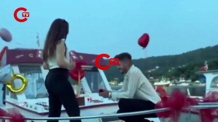 Ordu'da evlenme teklifi sırasında yüzüğü denize düşürdü