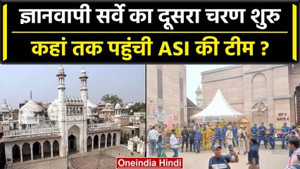 Gyanvapi ASI Survey: तीसरे दिन GPR Technique का होगा इस्तेमाल, साफ किया गया तहखाना | वनइंडिया हिंदी
