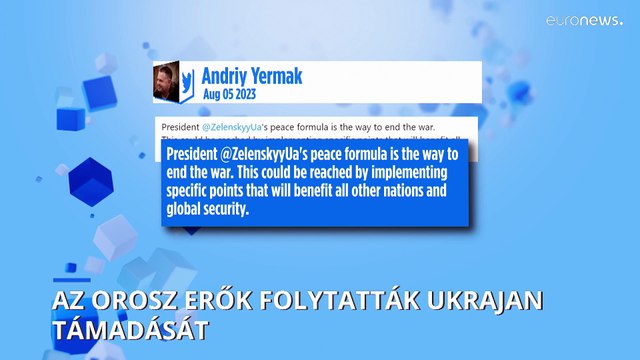 Ukrán elnök: rakétatámadás ért egy vérellátó központot Harkiv megyében
