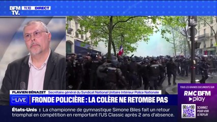 Policiers en arrêts maladie: "Tous nos collègues ne voient pas le mal qu'ils font au reste de l'Institution" souligne Flavien Bénazet (SNUIPN)