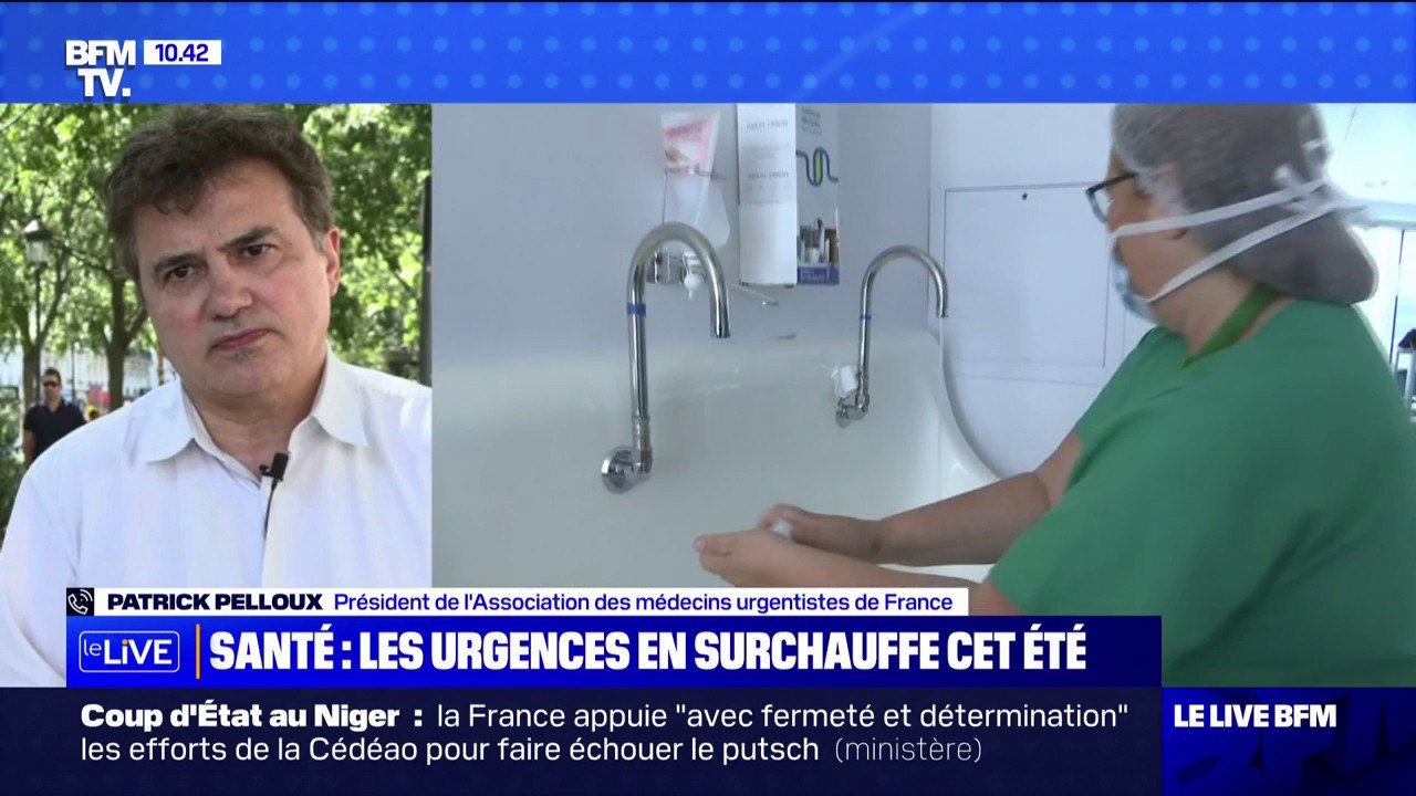 Patrick Pelloux (médecins urgentistes de France): "Il y a une crise absolument sans précédent" des urgences