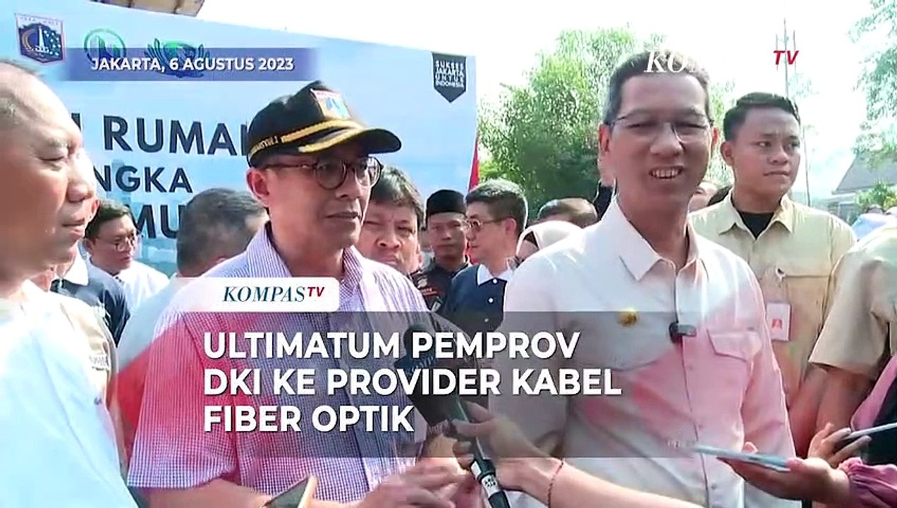 Ultimatum Pemprov DKI ke Provider Kabel Fiber Optik: Sebulan Tak Dibenahi, Gunting