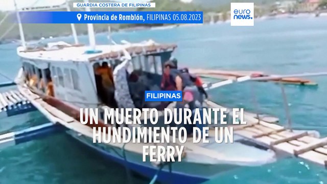 Filipinas | Un muerto y un centenar de personas rescatadas en un naufragio