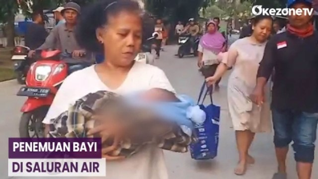 Heboh Penemuan Bayi Perempuan Menggigil di Saluran Air Duren Sawit