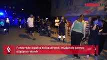 Elinde bıçakla polise direndi! Sonrası inanılmaz