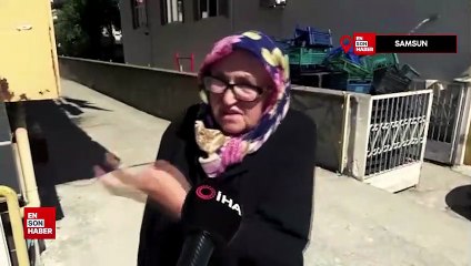 Samsun'da bina yıkımında facianın eşiğinden dönüldü