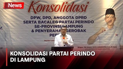 Konsolidasi Internal Partai Perindo, Hary Tanoe Optimis Lampung jadi Lumbung Suara