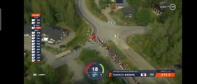 WRC Finland 2023 Power Stage Amazing Drift and First Podium Ever Katsuta