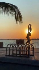 Beachside Jog With Mom