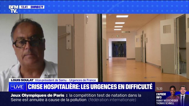 Urgences en surchauffe: le manque de personnel est le point sensible au sein des hôpitaux, affirme Louis Soulat (vice-président Samu-Urgences France)