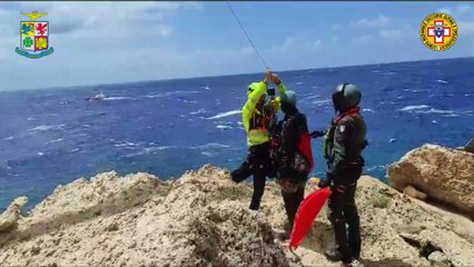 Salvataggi dei migranti a Lampedusa