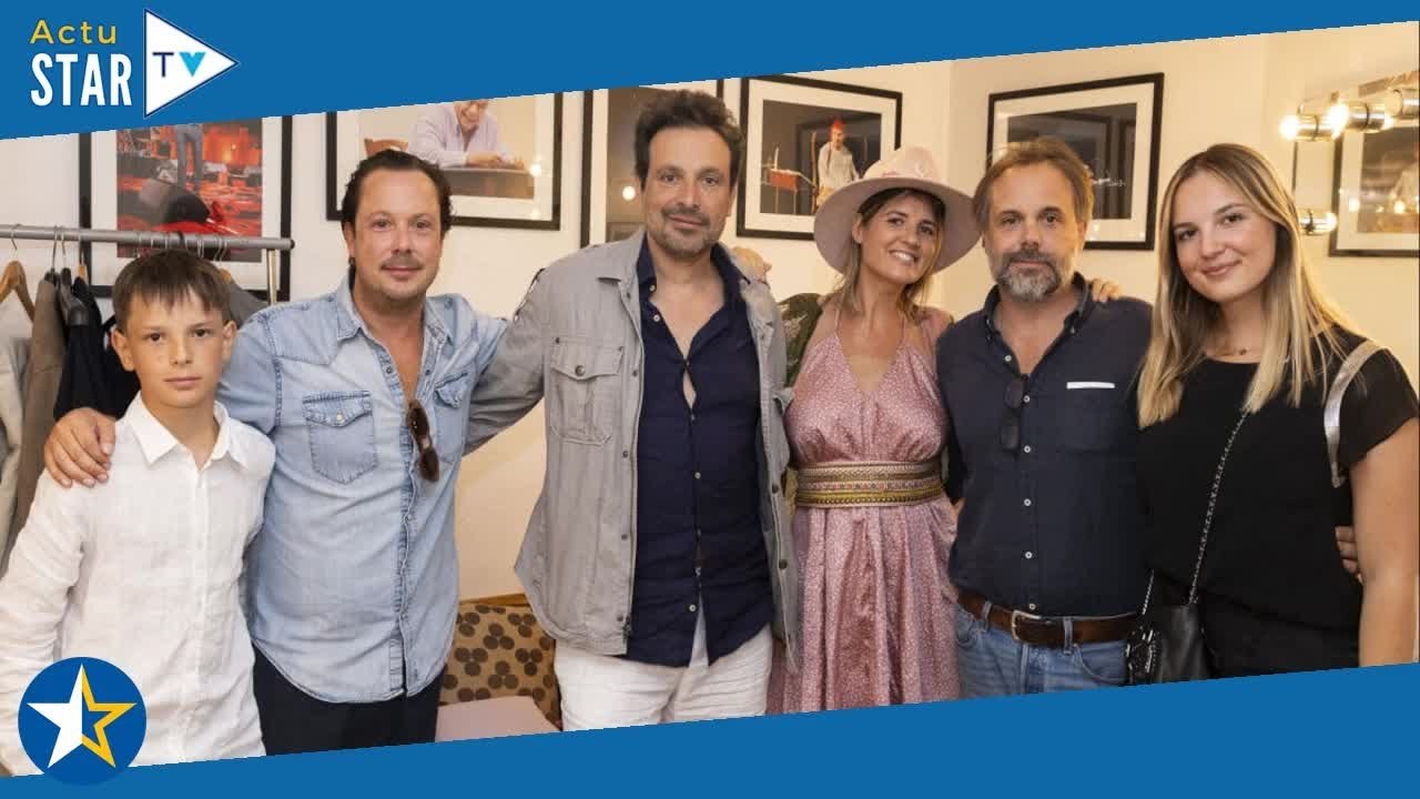 PHOTOS Romain Sardou en soutien de son frère Davy à Ramatuelle : ils présentent deux de ses enfants,