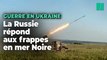 La Russie répond aux frappes en mer Noire par de nouvelles attaques de missiles