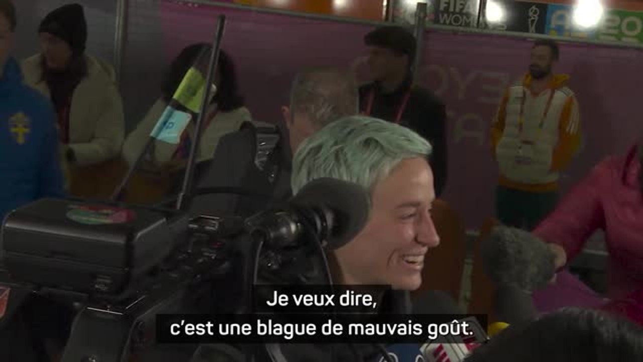 États-Unis - Rapinoe après l'élimination : "Une blague de mauvais goût"