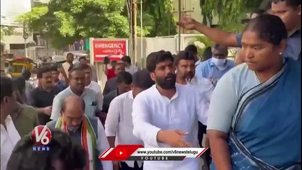 Revanth Reddy At Apollo Hospital To See Gaddar | Singer Gaddar No More | V6 News