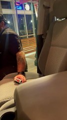 Drunk Guy Struggles to Get Into Truck