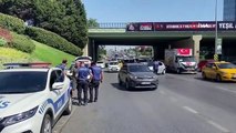Maltepe E-5'te bastonuyla yolun karşısına geçmek isterken canından oldu