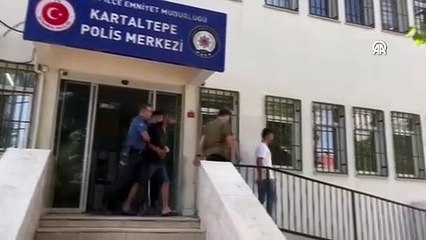 Veliefendi Hipodromu önündeki yangına ilişkin yakalanan şüpheli, adliyeye sevk edildi