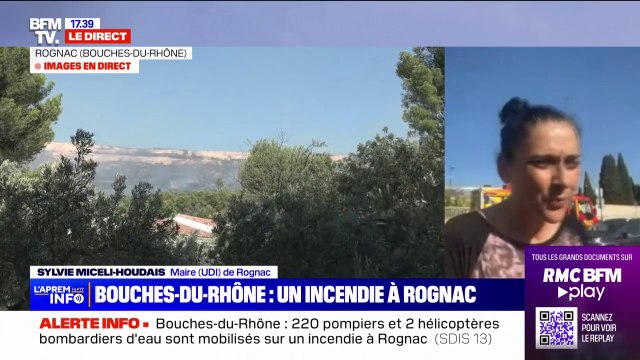 Incendie à Rognac: la mairie demande aux habitants de libérer les axes routiers afin de laisser passer l'ensemble des colonnes de sapeurs-pompiers