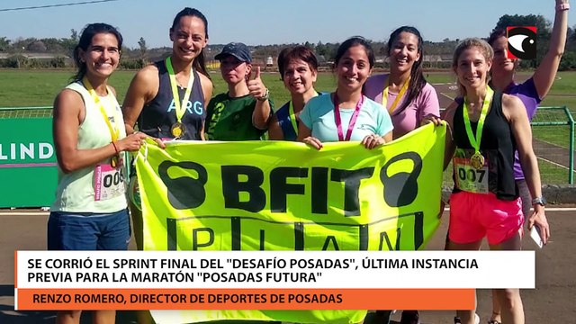 Se corrió el sprint final del Desafío Posadas , última instancia previa para la maratón Posadas Futura