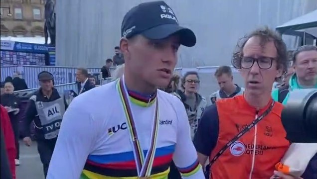 Cyclisme - Championnats du Monde 2023 - Glasgow - Mathieu van der Poel : C'était le succès qui manquait à ma carrière et je pense que c'est ma plus grande victoire sur route