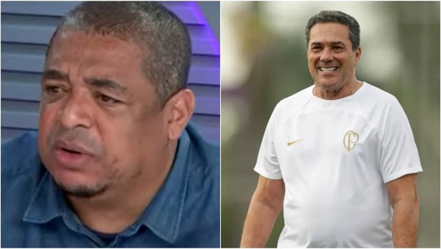 “É com esse PLANTEL que ele vai.. Vampeta ELOGIA o trabalho de Vanderlei Luxemburgo no Corinthians