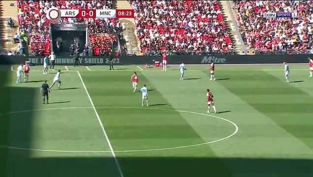 مباراة مانشستر سيتي ضد أرسنال - كأس الدرع الخيرية 2023 - الشوط الأول