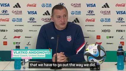 Download Video: 'Devastated' Andonovoksi feels USA deserved to beat Sweden