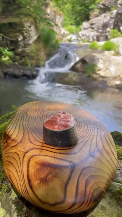 Doğal Taş Üzeri Portakal Soslu Norveç Somonu - Doğal Taş Üzeri Norveç Somonu