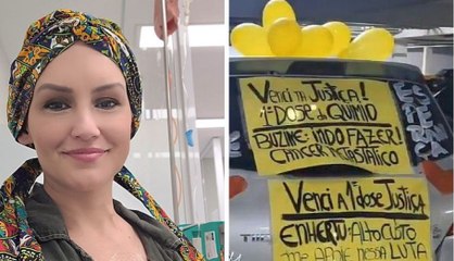 Buzinaço: paciente com câncer celebra vitória na Justiça e tem apoio de motoristas