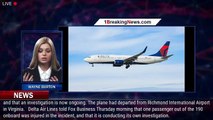 Video shows Delta Air Lines plane deploying emergency slides in Atlanta