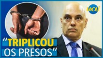 Moraes critica aumento de prisões por tráfico após Lei Antidrogas