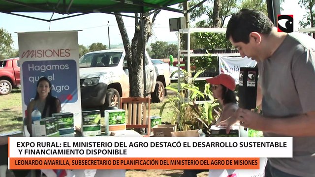 Expo rural: el ministerio del agro destacó el desarrollo sustentable y financiamiento disponible