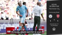 De Bruyne 'not worried in the slightest' about Haaland after Community Shield defeat