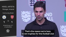 'Here to win trophies' - Arteta delighted to lift Community Shield